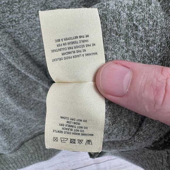 Saturday Sunday Anthropologie Cold Shoulder Sweater Womens XL Heathered Gray - Picture 10 of 13